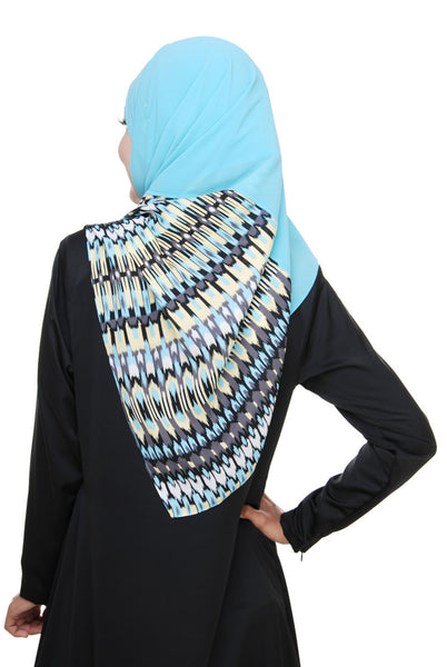 Instant-In-Sixty Iris Long Shawl